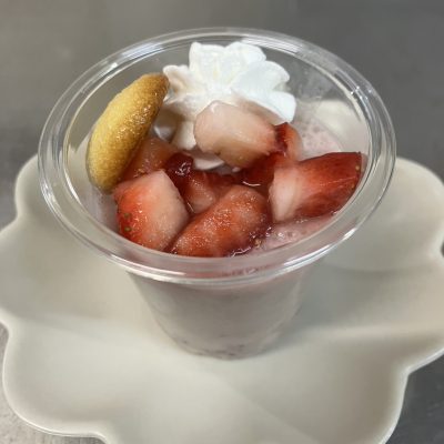 いちごミルクプリン